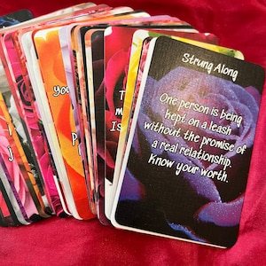 Cartes Oracle - « Oracles de situation », vérités cachées dévoilées, deck d'analyse des relations