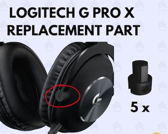 Kit 5x Charnières de Rechange pour Logitech Headset G Pro X - Réparez Votre Casque en Toute Facilité | Pièce Remplacement Réparation