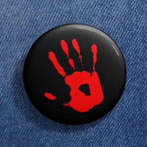 MMIWG啓発活動赤い手形ピン、先住民所有の擁護バッジ