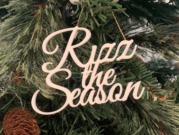 Rizz The Season Christmas Ornament: Gen Z Slang Gift