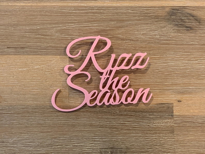 Rizz christmas holiday gift tree ornament