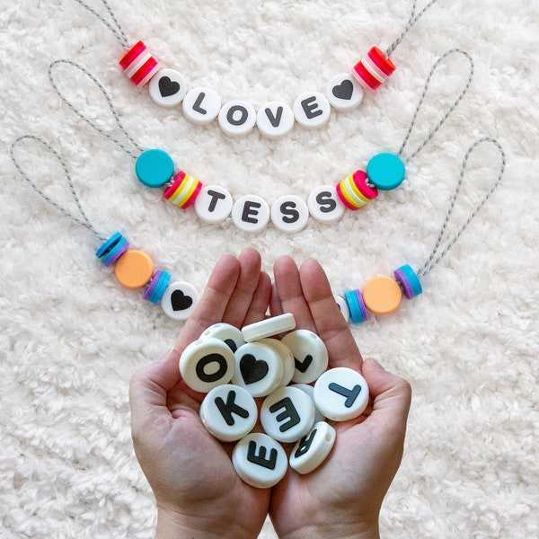 Extra Large Friendship Bracelet Beads, Oversized Alphabet Letter Beads Wall Teen Room Decor Dorm Crafting Swift Gift