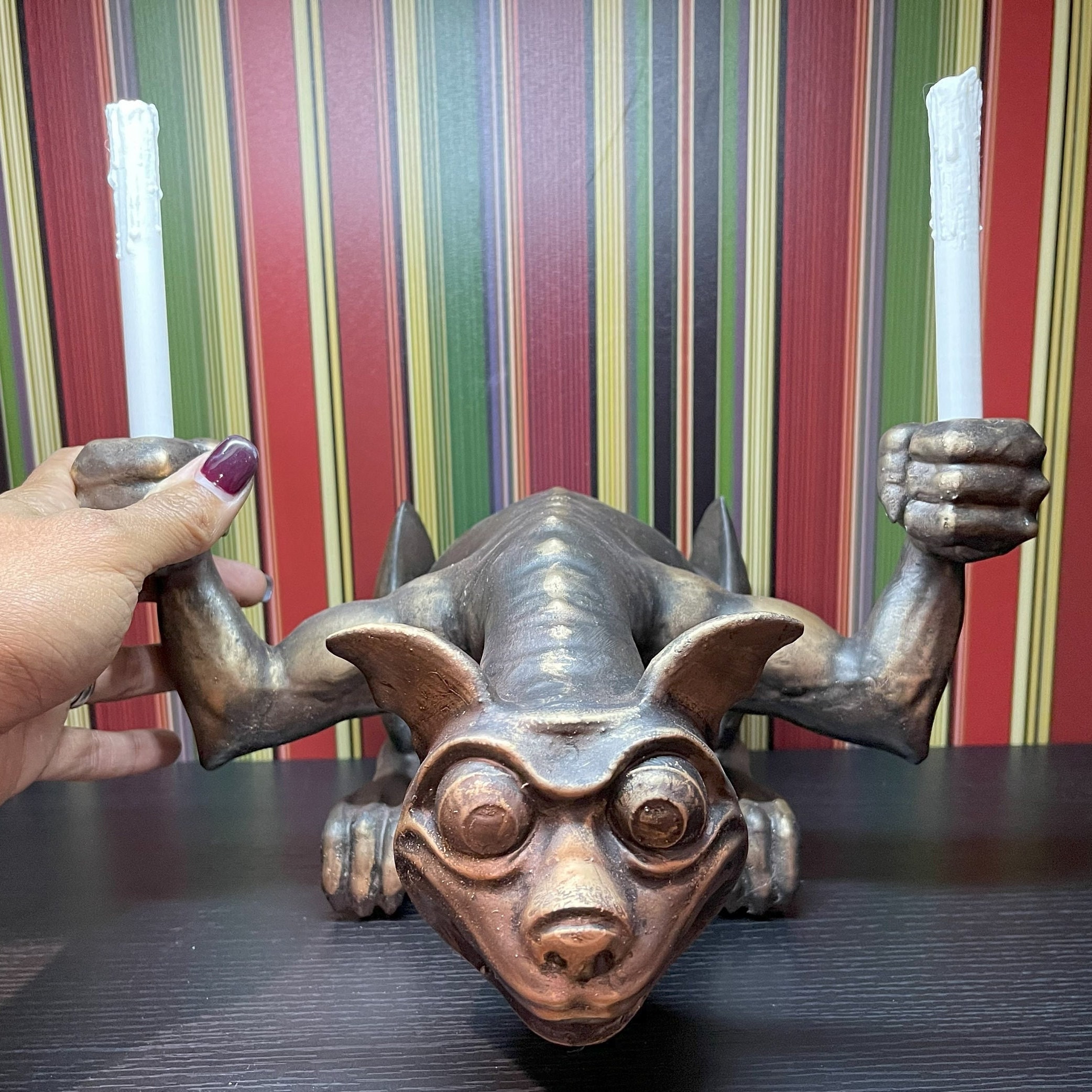 Haunted Mansion Decor Gargoyle 4” and 3” Tall - Etsy