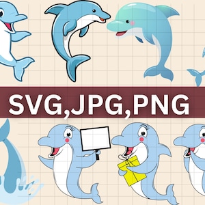 Dolphin SVG\ PNG\ EPS\ DXf\ Tropical\ Beach Sunset Palm trees\ Digital Download\ Dolphin Silhouette\ Svg files for Cricut\ Jumping Dolphins