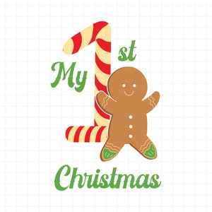 My First Christmas SVG\ Christmas Onesie svg\ Christmas SVG\ Baby Christmas Shirt svg\ Christmas Shirt\ First Christmas svg\ Cricut Cut File