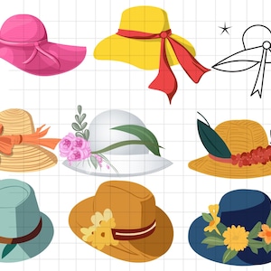 Woman Hat Svg\  Girl Hat Svg\  Lady Hat Svg\ Red Lips Svg\ Vector Cut file Cricut\ Silhouette\ Pdf Png Dxf Eps\ Sticker\ Decal.