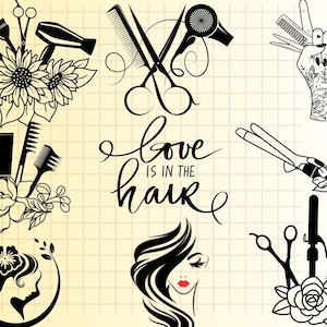 Hairdresser svg Bundle\ hairstylist svg\ Cut Files\ Hairdresser Tools svg\ Hair salon svg\ afro hair svg\ barber tools svg