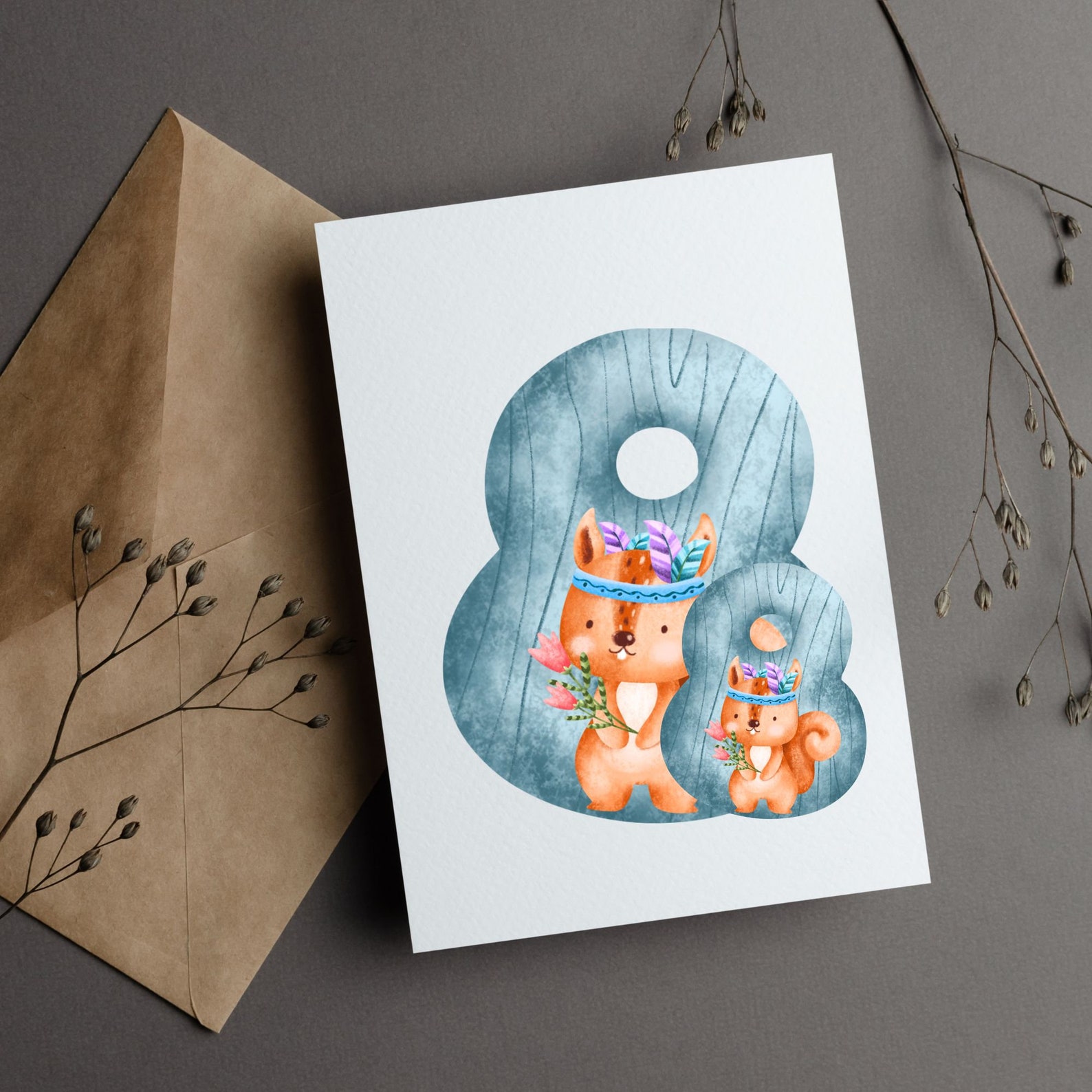 Safari Number Clip Art Printable Numbers 0-9 Digital Numbers Banners