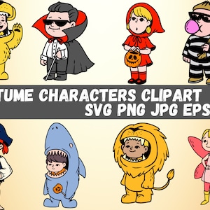 Beautiful Cartoon Character Clipart , Best High Quality Clipart Bundle  , Ultimate images Package , Cricut For Files  ,Instant download ,