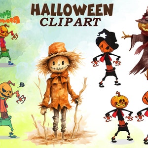 Halloween clipartbundel | Grote Halloween-clipart | Heks Clipart | Happy Halloween-bundel | Halloween Clipart Megabundel
