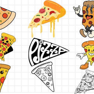 Pizza svg\ food svg\ pepperoni svg\ pizza chef svg\ pizza making\ pizza slice svg\ clipart\ decal\ stencil\ vinyl\ cut file\ silhouette