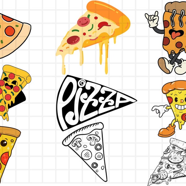 Pizza svg\ food svg\ pepperoni svg\ pizza chef svg\ pizza making\ pizza slice svg\ clipart\ decal\ stencil\ vinyl\ cut file\ silhouette