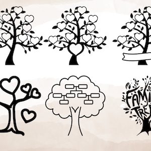 Family Tree Svg Bundle , Family Reunion Svg Tree Svg Tree Of Life Svg Family Svg Family Tree Svg Png Digital Download