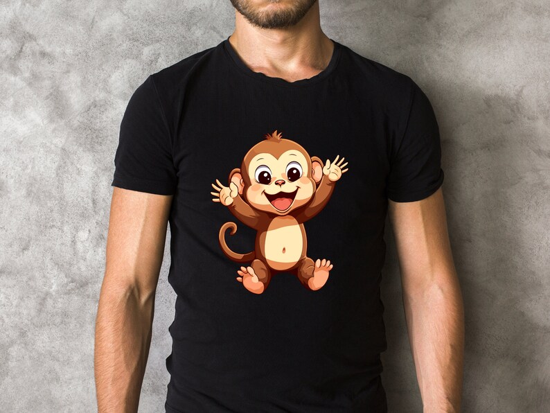 Grumpy Monkey Clip Art , Grumpy Monkey Party Clip Art Pack , Monkey