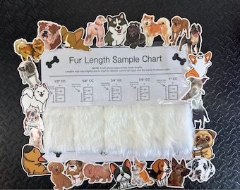 Groomer’s Hair Chart (CLIPPER COMBS) (White Furr)