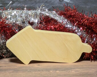 Recorte de petardo de madera sin terminar. Figura de pie para manualidades del Día de la Independencia. Fuegos artificiales de madera. Letrero para puerta DIY. Decoración de bandejas escalonadas para el 4 de julio.