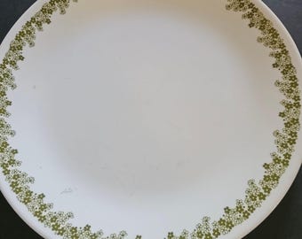 Corelle Spring Blossom /Crazy Daisy White /Green  10.5 &quot; Dinner Plate