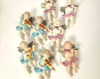 ヴィンテージエンジェルクリスマスオーナメント レトロ MCM 1960年代