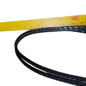 Brighton Vintage Croc svart läder Hobo-väska bild 7