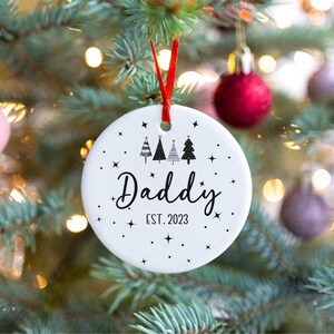 First Time Dad Gift, New Dad Ornament, Expecting Ornament, Dad Ornament Gift, Christmas Pregnancy Announcement Ornament, Pregnant Ornament,
