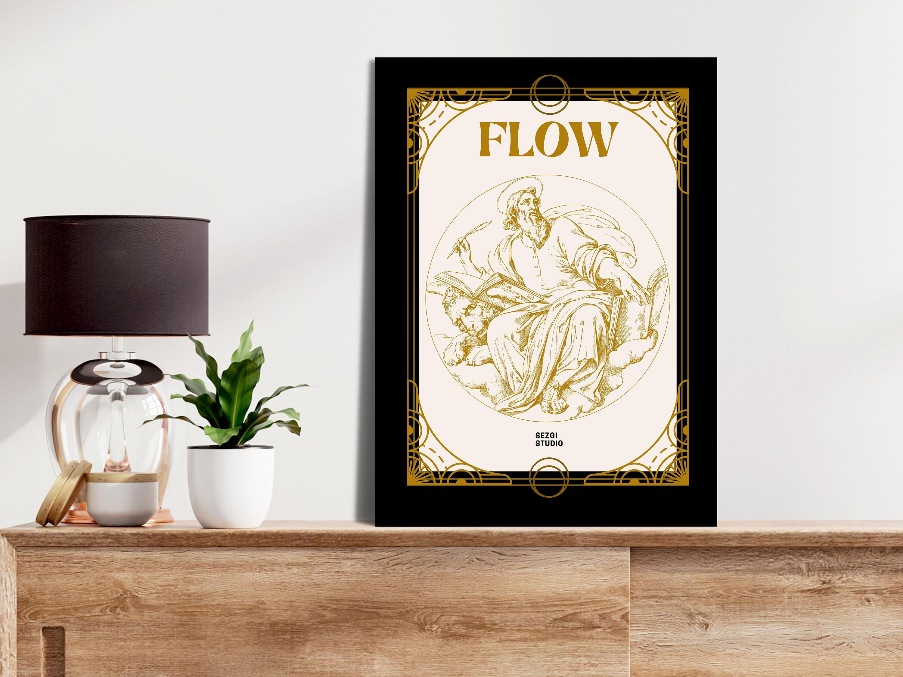 Ancient Greek Gods Wall Art Set, Digital Download, Abstract Print ...