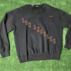 Los Angeles Basketball Sweatshirt, Vintage Style LA Crewneck Sweater, Retro Lakers Sweatshirt, Basketball Gift for Him, Gift for Her