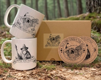 Ensemble thé/café LOTR- Cadeaux pour papa- cadeaux pour frère- cadeaux pour petit ami - Noël