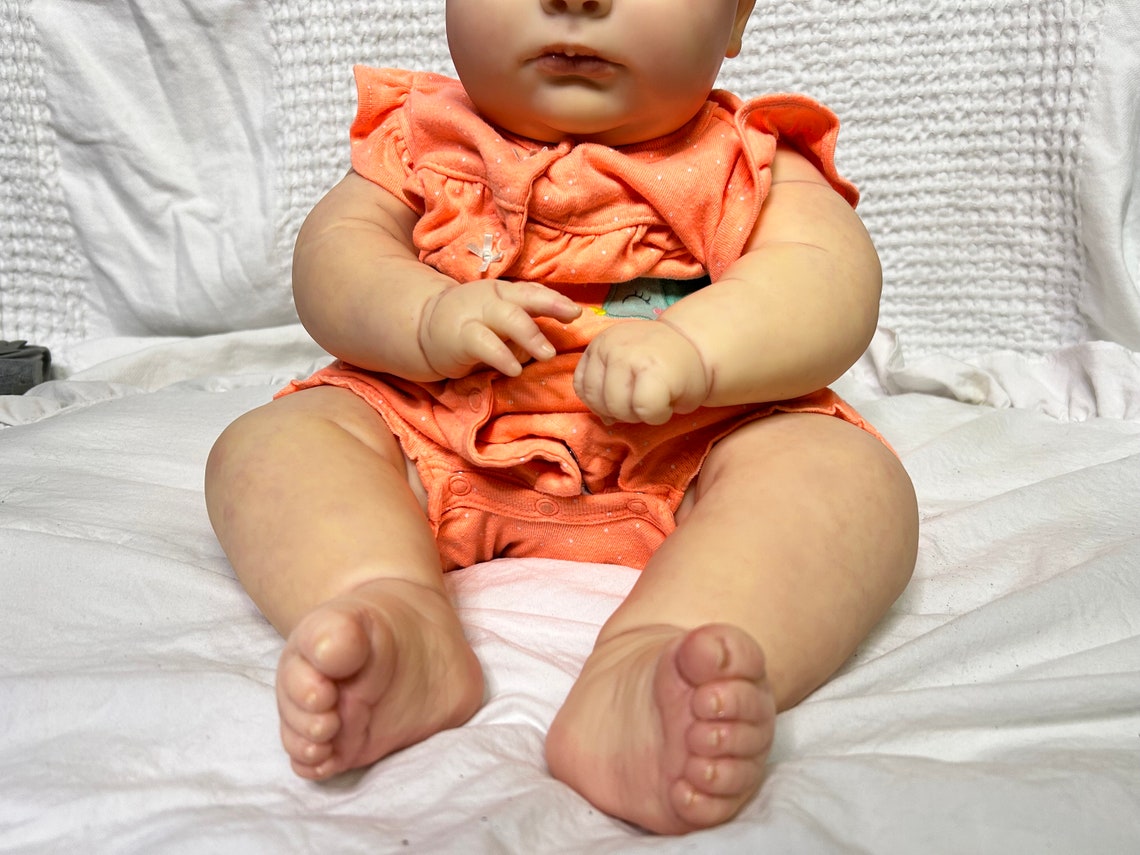 Custom Reborn Joseph 3 Month Chunky Baby Awake Etsy