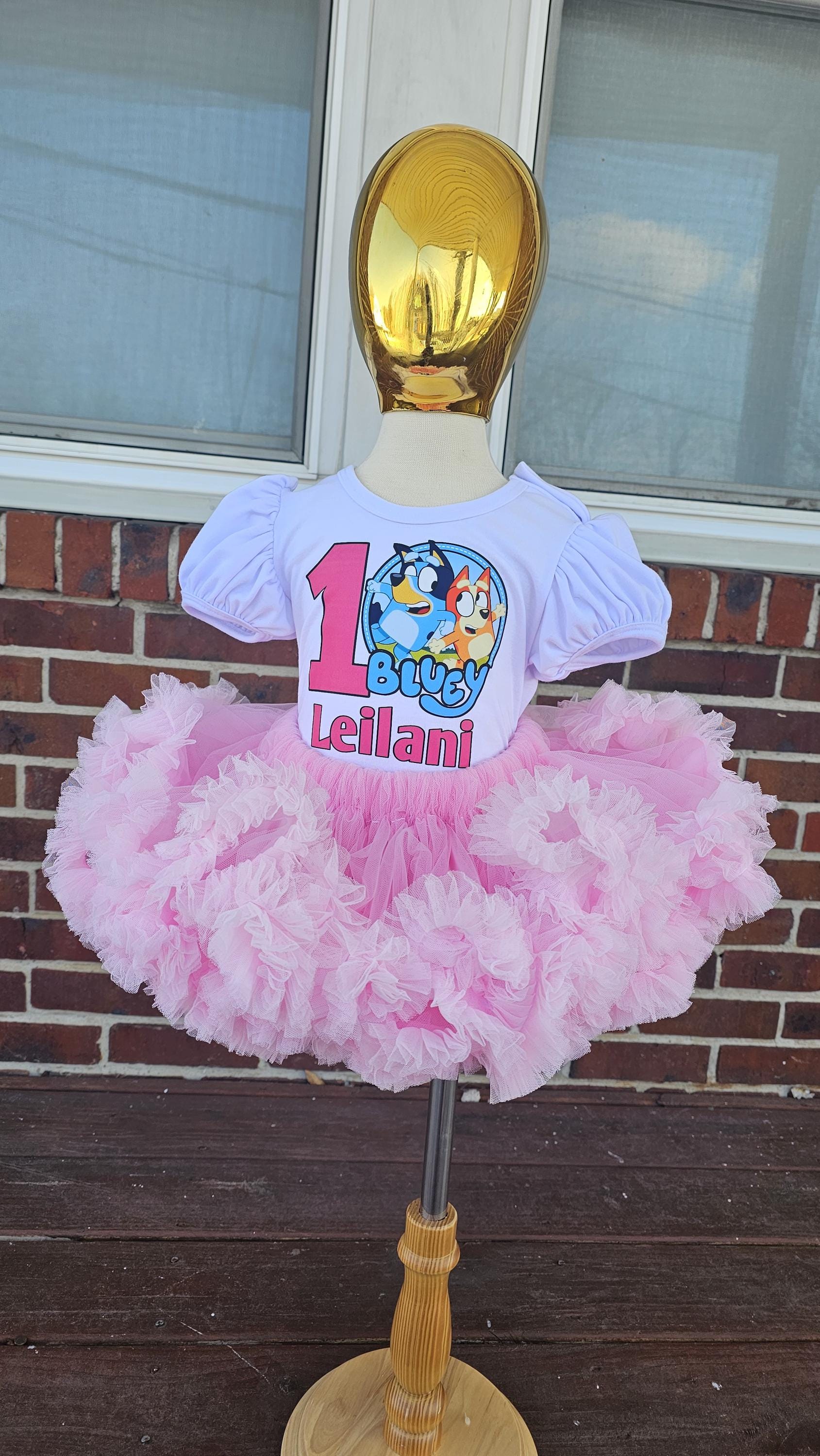 Blue Tutu Birthday Outfit