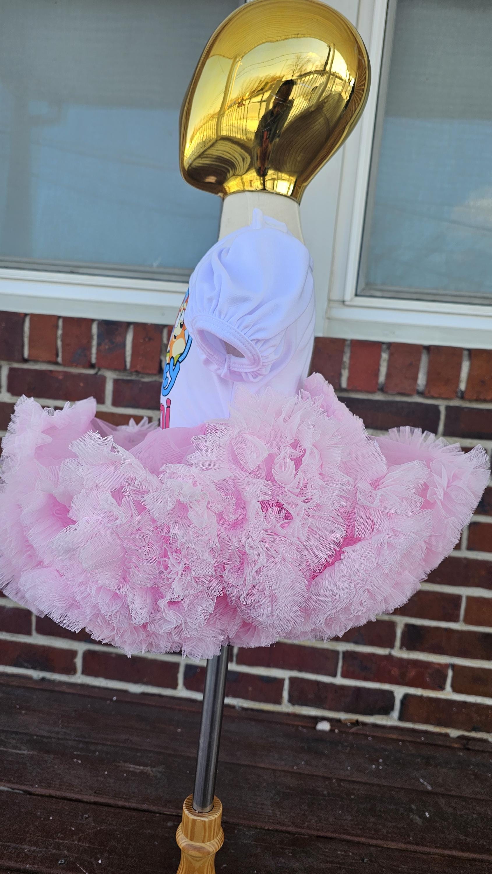 Blue Tutu Birthday Outfit