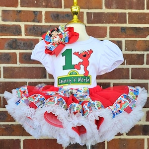 First Birthday Dress Girl Red - Etsy