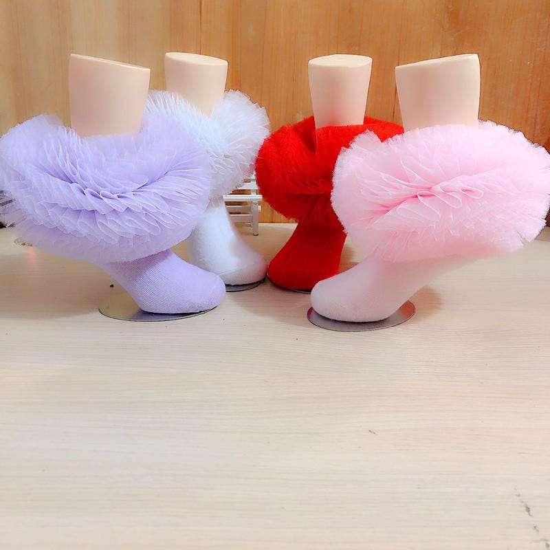 Ruffle Anklet Socks, Toddler & Baby Tutu Socks