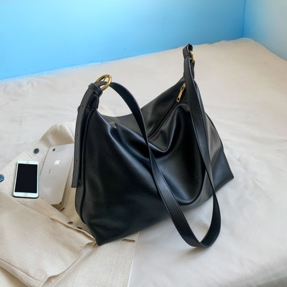 Large Soft Leather Crossbody Bag - Large Shoulder Bags