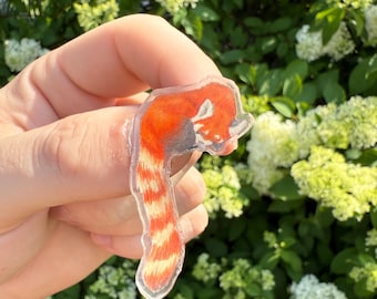 Red Panda Pin