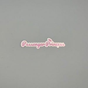 Princesa pasajera Pegatina