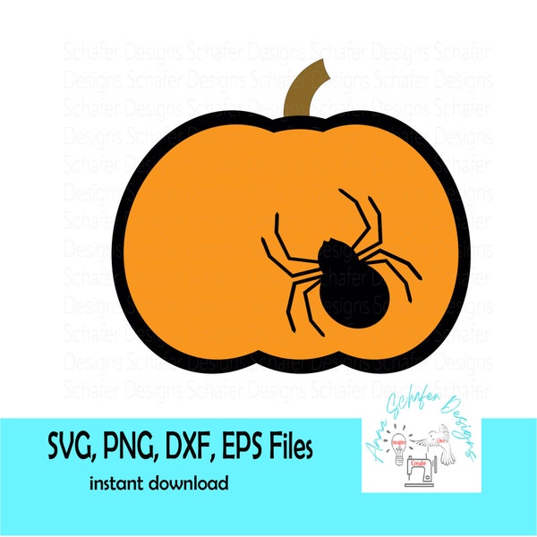 Pumpkin svg, halloween svg, halloween pumpkin design, spider svg halloween, cricut design files, silhouette design files