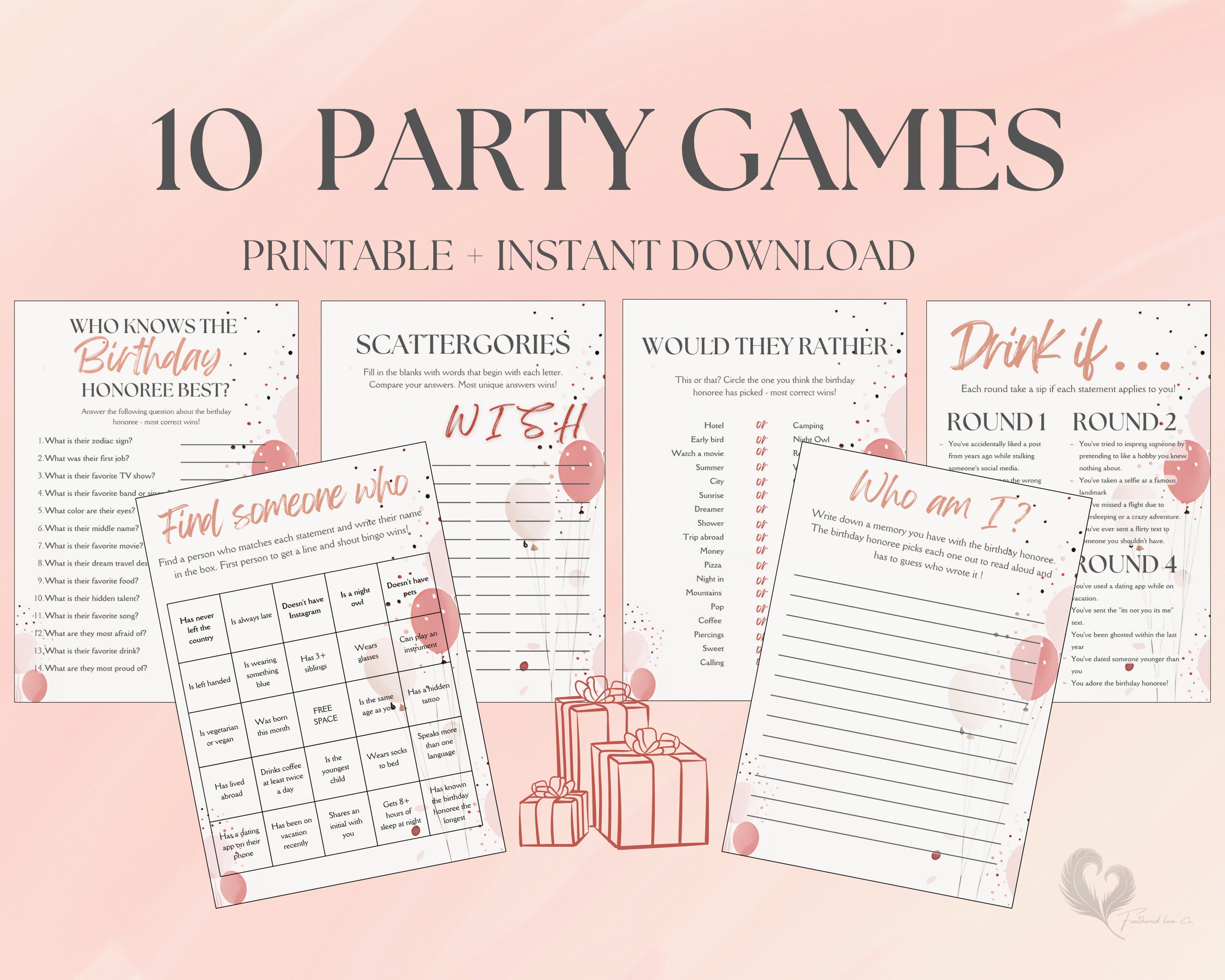 Birthday Games 30th Birthday Game Adult Birthday Games - Etsy