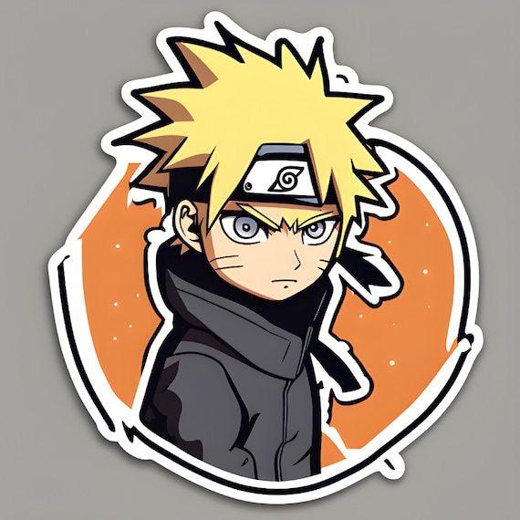 15 Naruto Inspired SVG Sticker Designs SVG Stickers Anime Clip Art