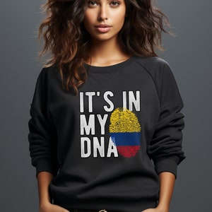 Felpa Colombia Felpa girocollo unisex in misto pesante Felpa regalo colombiano orgoglioso Felpa con cappuccio Colombiano Maglione con cappuccio Paese orgoglioso accogliente