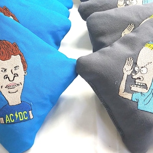 Corn Hole All Weather Regulation Size and Weight Embroidered ,Corn Hole Bags, Personalized Bean Toss bags. Hand made USA. FREE SHIPPING!