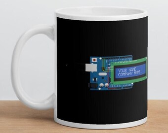 Arduino Uno Board Pinout Two-tone Coffee Tea Mug, Electronic Circuit ...