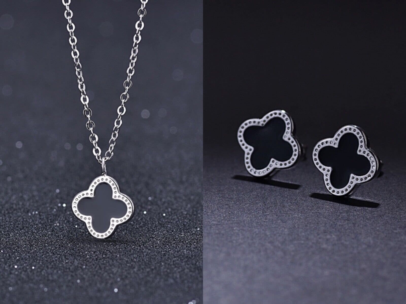 black clover necklace – Aquafinajewellery