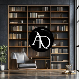Zoom Background- Bookshelf Background for Meetings-Virtual Office- Professional Teams,Digital Backdrop - Meets Backgrounds-Photoshop overlay