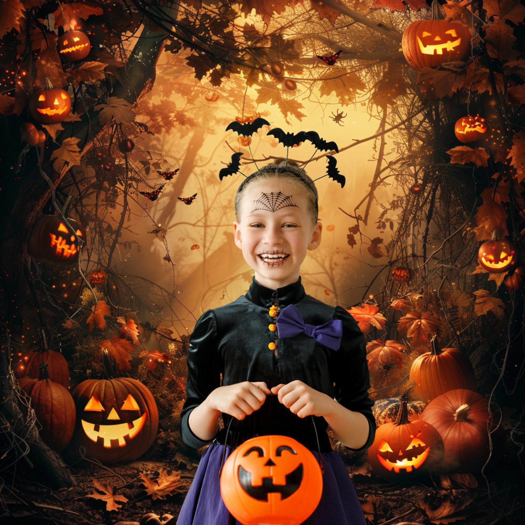 ハロウィンの写真用背景、ハロウィンパーティーの背景、ハロウィンの