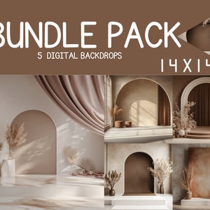 Luxury Minimalist Brown Backdrop&#39;s- Luxury Backdrop- Minimalist overlays - Studio overlays - Digital Backdrop -Luxury overlays
