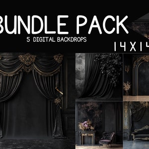 Luxury Minimalist Black  Backdrop&#39;s- Luxury Backdrop- Minimalist overlays - Studio overlays - Digital Backdrop -Luxury overlay
