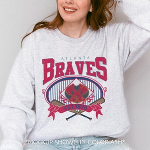 vintage braves crewneck