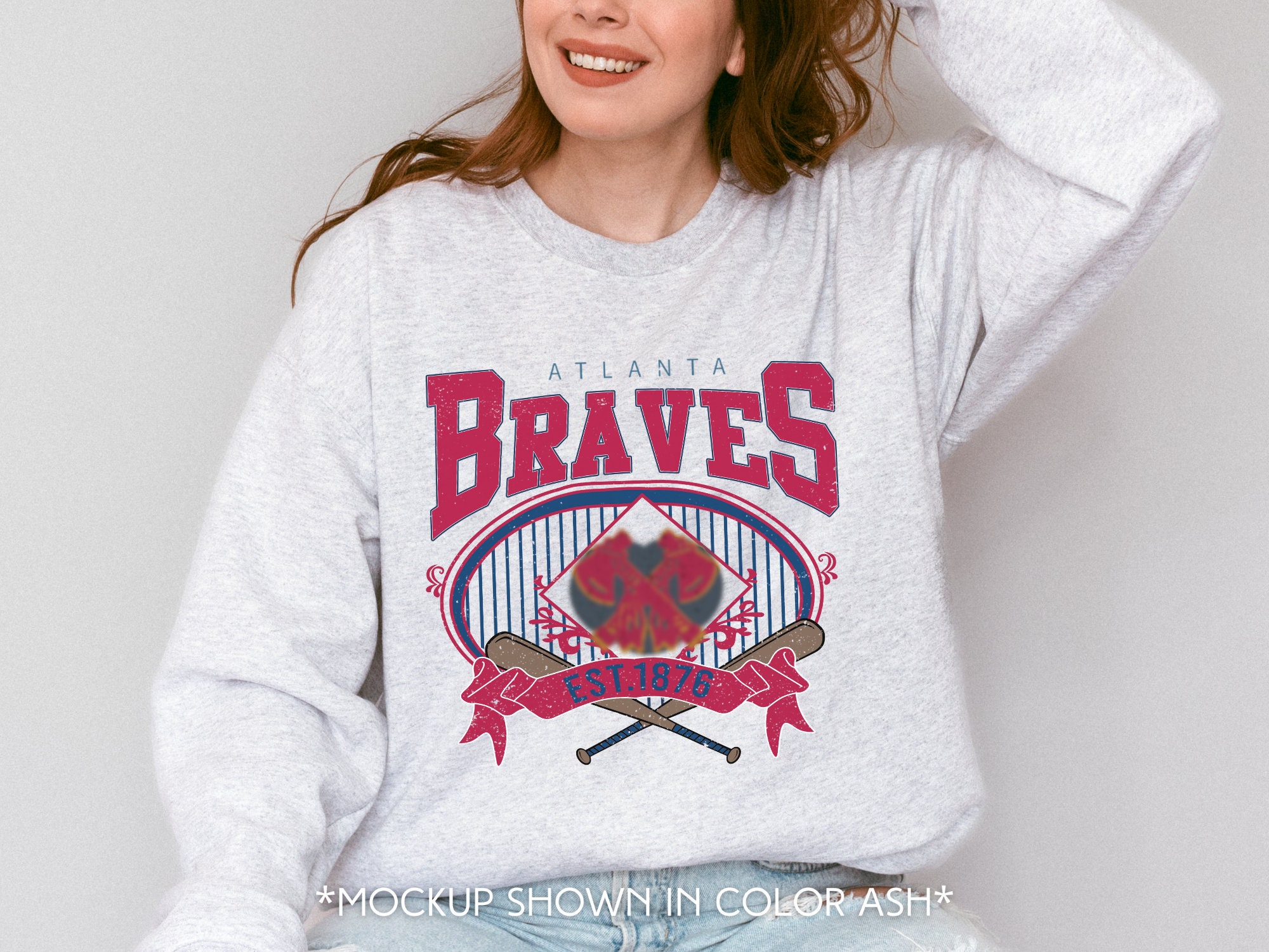 atlanta braves retro hoodie