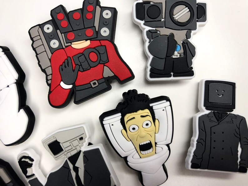 2024 Croc Charm / Jibbitz 1k Choices skibidi Toilet Etsy Australia