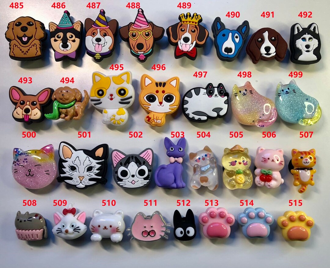 2024 Crocs Charms / Jibbitz 915 Choices 485515 PAW Patrol, Puppy, Cats